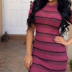 Better ❤️ Be Stretch knit dress with lining perfect for Valentines Day